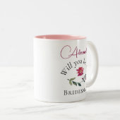 俺の花嫁のクリスマスポインセチアか ツートーンマグカップ (正面右)