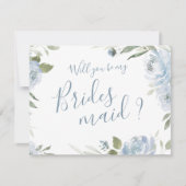 俺の花嫁のダスティブルーフローラか 招待状 (正面)