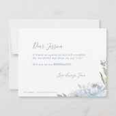 俺の花嫁のダスティブルーフローラか 招待状 (裏面)