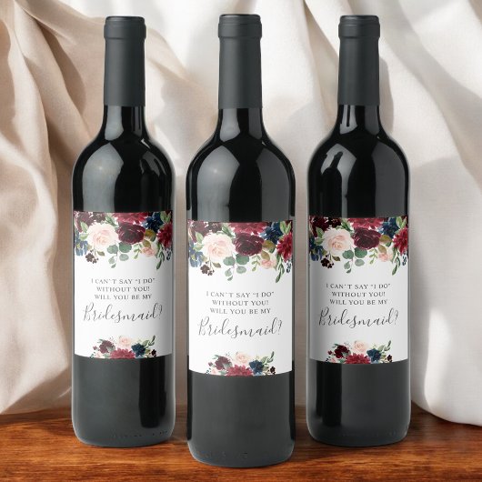 俺の花嫁のバーガンディフローラか ワインラベル