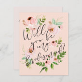 俺の花嫁のメイドか? |ブライドメイドカード 招待状 (正面/裏面)