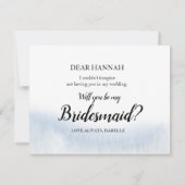 俺の花嫁のメイドか? |ブライドメイドカード 招待状 (裏面)