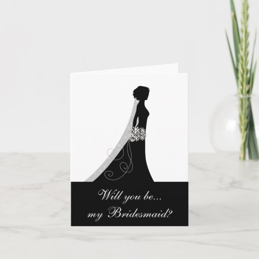 俺の花嫁の付き添いは？ノートカード 招待状 (正面)