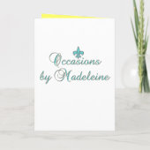 俺の花嫁の付き添いは？ 招待状 (裏面)