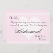 俺の花嫁の付き添いは? 招待状 (正面/裏面)