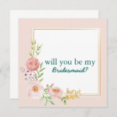 俺の花嫁の花柄カラフルか？ 招待状 (正面/裏面)