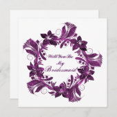 俺の花嫁の花柄カラフルか？ 招待状 (正面/裏面)