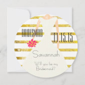 俺の花嫁の金箔になってくれないか 招待状 (正面)