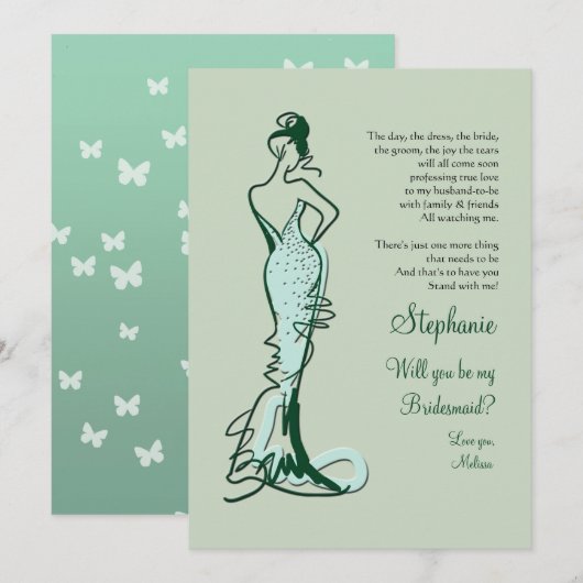 俺の花嫁カードか? 招待状 (正面/裏面)