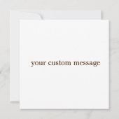 俺の花嫁カードか? 招待状 (裏面)