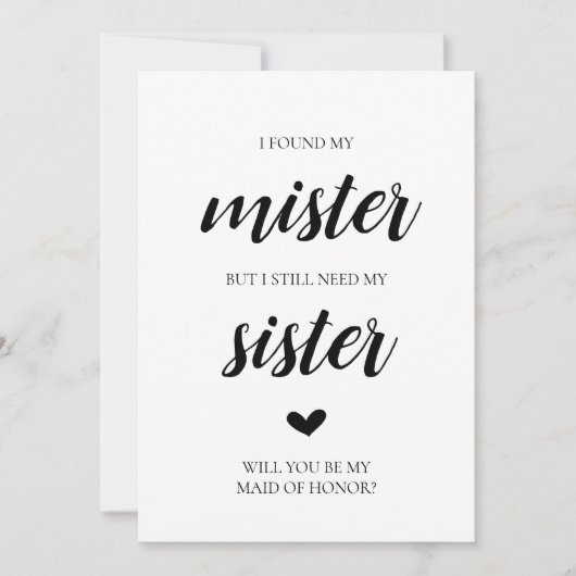 俺の花嫁カードか？ 招待状 (正面)