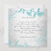 俺の花嫁メイドのシルバー・ティファニーリースか 招待状 (裏面)