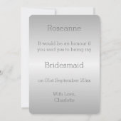 俺の花嫁メイドの招待状シルバーハートか 招待状 (裏面)