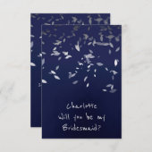 俺の花嫁メイド・マリン・紙吹雪・シルバーか？ 招待状 (正面/裏面)