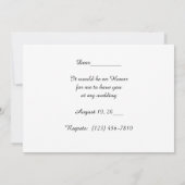 俺の花嫁招待状か 招待状 (裏面)