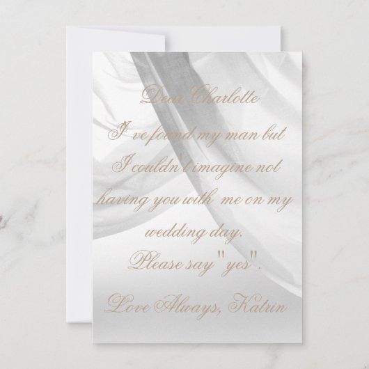 俺の花嫁招待状か 招待状 (裏面)