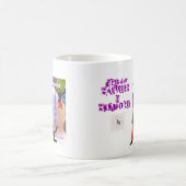 俺の言いたいことは分かるぞ！おばあちゃん、明るい赤紫色、MNシリーズ コーヒーマグカップ (中央)