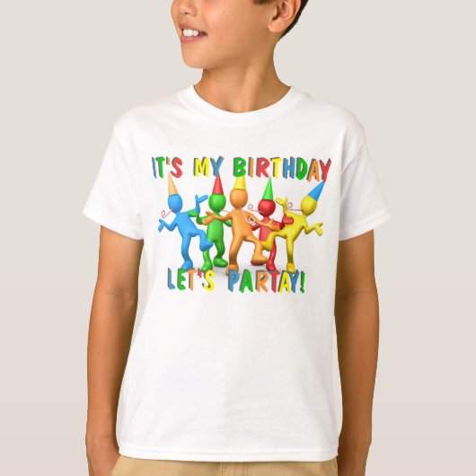 俺の誕生日だ!パルタイ行こう! Tシャツ (正面)