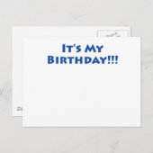 俺の誕生日だ！ ポストカード (正面/裏面)