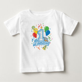 俺の誕生日だ！1歳の幼児ティー ベビーTシャツ