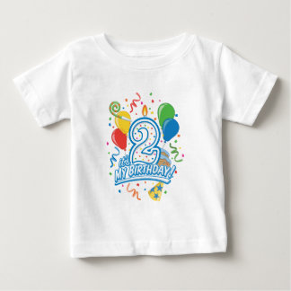 俺の誕生日だ！2歳の幼児ティー ベビーTシャツ