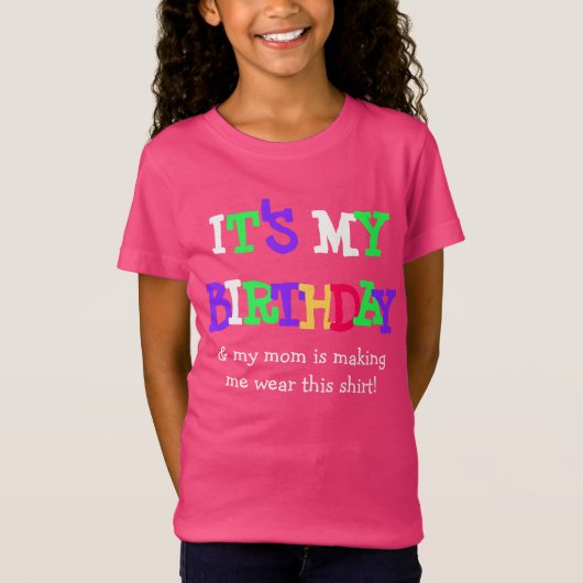 俺の誕生日の変なシャツだ Tシャツ (正面)