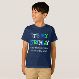 俺の誕生日の変なシャツだ Tシャツ