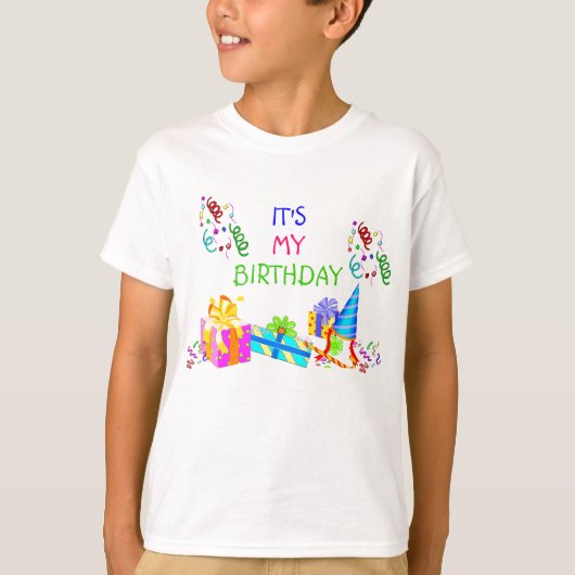 俺の誕生日キッドのTシャツだ Tシャツ (正面)