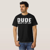 俺の足はどこかで殺される Tシャツ (正面フル)