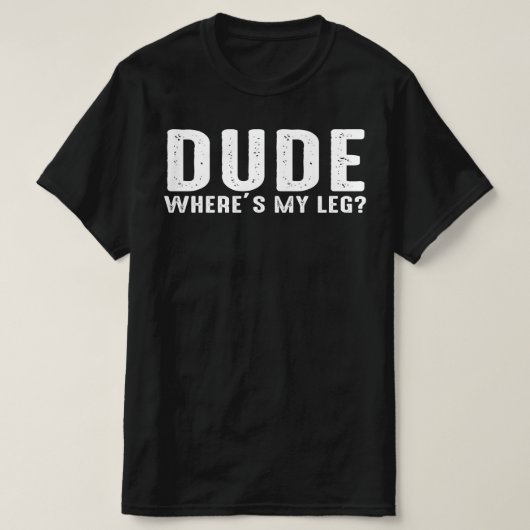 俺の足はどこかで殺される Tシャツ (デザイン正面)