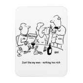 俺の部下と同じだ。何も金持ちではない。おもしろい マグネット (縦)