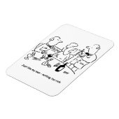 俺の部下と同じだ。何も金持ちではない。おもしろい マグネット (左側)