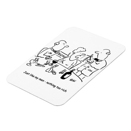 俺の部下と同じだ。何も金持ちではない。おもしろい マグネット (左側)