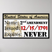 俺の銃の許可！ ポスター (正面)