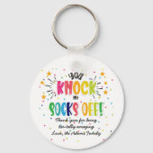 俺の靴下を叩き落とせ！ キーホルダー (正面)