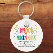 俺の靴下を叩き落とせ! キーホルダー (正面)