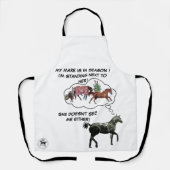俺の馬は今季おもしろい馬漫画 エプロン (正面)