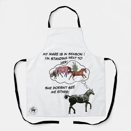 俺の馬は今季おもしろい馬漫画 エプロン (正面)
