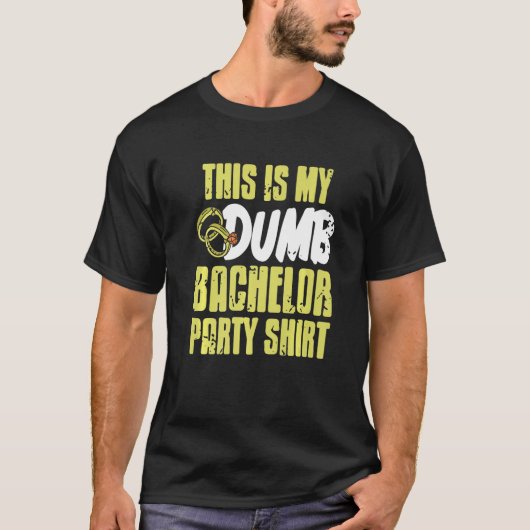 俺の馬鹿な独身最後の祭りTシャツ レトロ 面白 Tシャツ (正面)