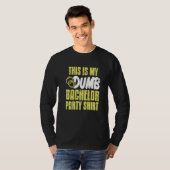 俺の馬鹿な独身最後の祭りTシャツ レトロ 面白 Tシャツ (正面フル)