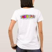 「俺の魂は食べ物を与え糸と糸で紡いだ」 Tシャツ (裏面)