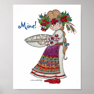 俺の！ウクライナペロギーパイロヒヴァレニーキピエロギー ポスター