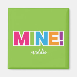 俺の！カラフルパーソナライズされた マグネット