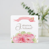 俺のJRのブライドメイドになってくれるか?ロマンチックなバラ 招待状 (スタンド正面)