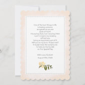 俺のJRのブライドメイドになってくれるか?赤面ピンクペオニー 招待状 (裏面)