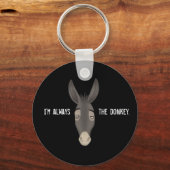 「俺はいつもロバだ」 キーホルダー (正面)