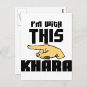 俺はこのカラと一緒だ ポストカード (正面/裏面)