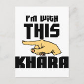 俺はこのカラと一緒だ ポストカード (正面)