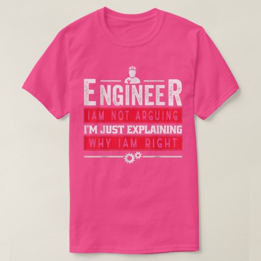 俺はなぜ俺が正しい縁起を持つのか言い争いはしない Tシャツ (デザイン正面)