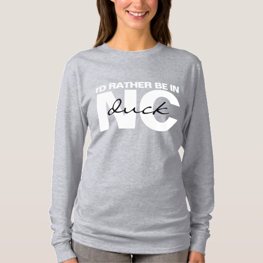 俺はアヒルNCにいたほうがいい Tシャツ (正面)